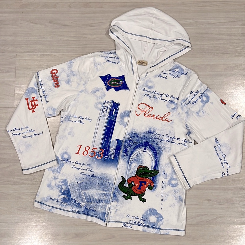University of Florida zip front hoodie